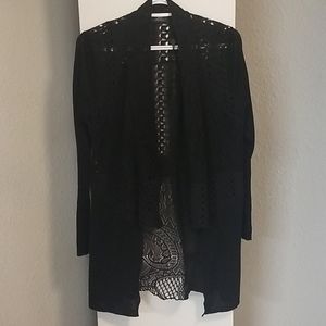 Black cardigan